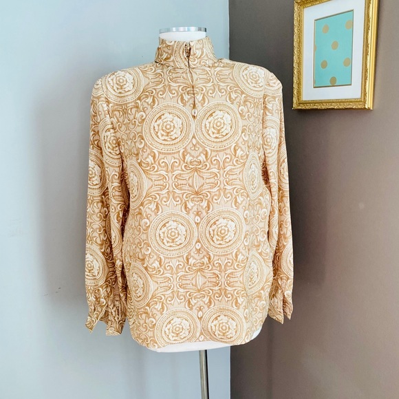 Vintage Valentino Blouse Size 12 - Picture 1 of 4